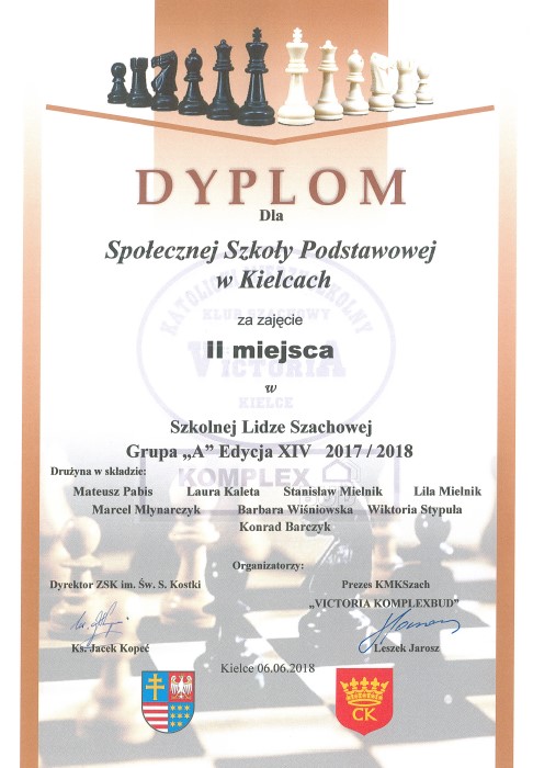 Dyplom Szachy