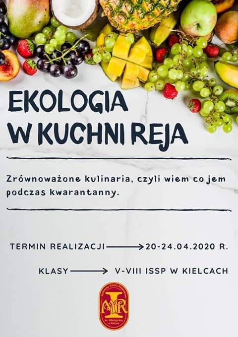 EKOLOGIA W KUCHNI REJA