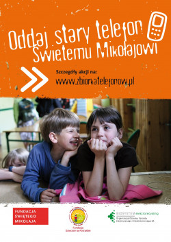 Zbiórka zużytych telefonów - Oddaj stary telefon Św.Mikołajowi