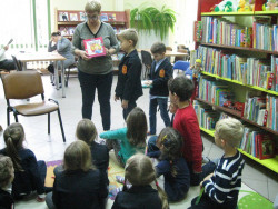 Kl. 1b w Miejskiej Bibliotece Publicznej