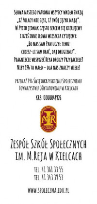 1 % dla Społeczej