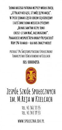 1% dla Społecznej