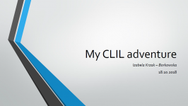 My CLIL adventure