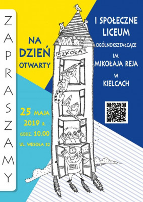 Dzień Otwarty I Społecznego Liceum Ogólnokształcącego im. Mikołaja Reja w Kielcach